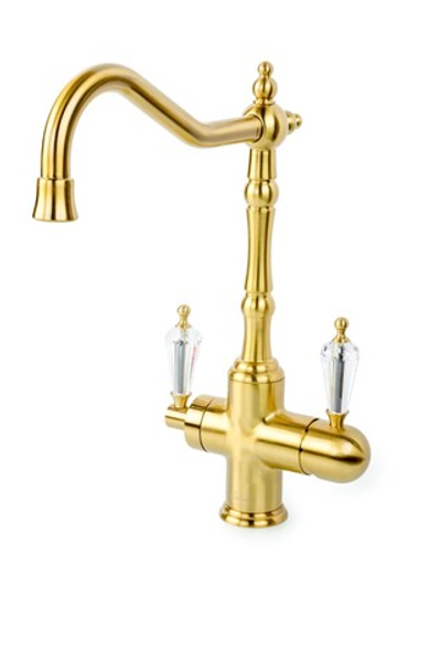 Смеситель для кухни с краном MEDICI Ripresa с кристаллом Swarovski