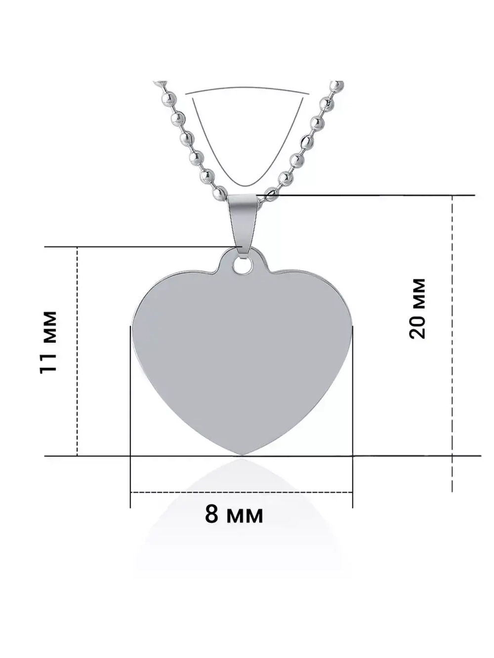 Подвеска "Капля цвет горный хрусталь, цвет золото"