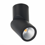 ST650.442.10 Светильник потолочный Черный LED 1*10W 4000K 800Lm Ra&gt;90 38° IP44 D62xH151 165-265V