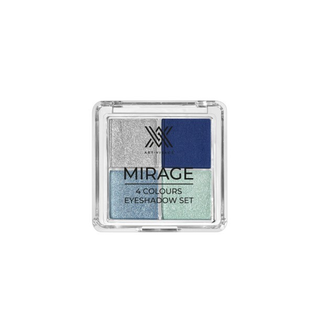 Art-Visage Палетка теней для век Mirage, тон №03, Azure, 10 гр