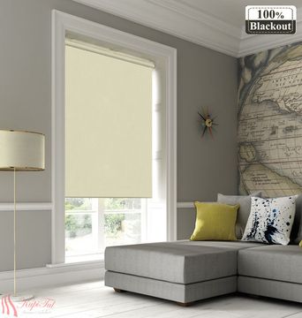 Рулонная штора Классик Блэкаут (кремовый)