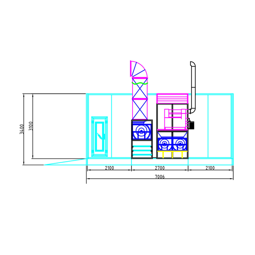 WDK-310 Окрасочно-сушильная камера