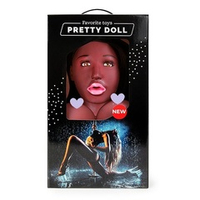 Темнокожая надувная секс-кукла с вибрацией Лионелла Bior Toys Erowoman-Eroman EE-10277