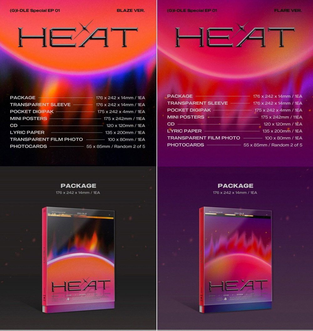 (G)I-DLE - HEAT [SLEEVE VER.]