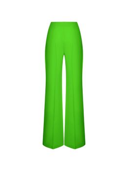 Брюки расклешенные из крепа