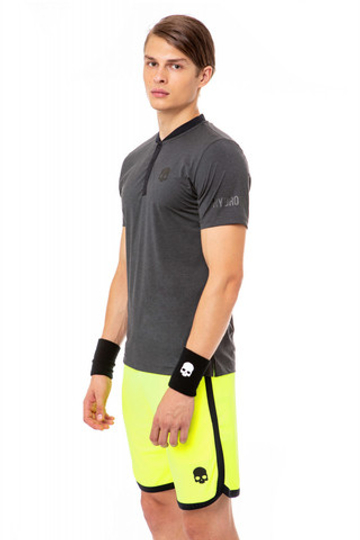 Мужское теннисное поло Hydrogen Tech Serafino Man - серый