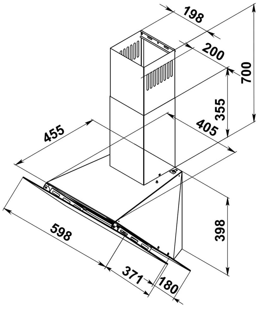 вытяжка D 521 S