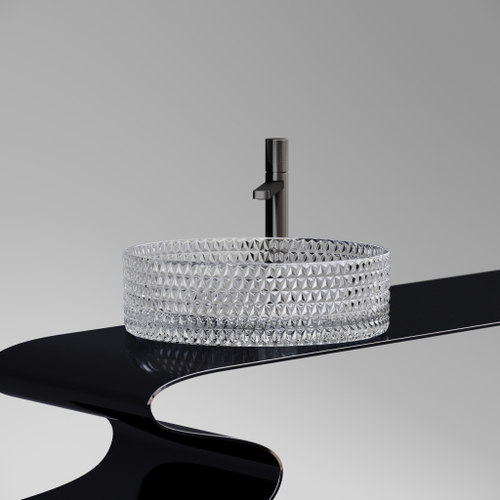 Рукомойник Ceramica Nova Cristal 36 см CN6062 прозрачная