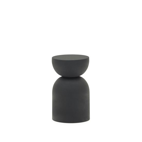 Rachel Приставной столик из металла с черной отделкой Ø 30,5 см