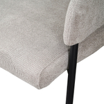 Кресло wendy, фактурный шенилл, серое