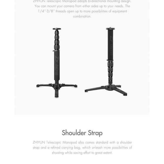 Телескопический монопод  Zhiyun Telescopic Monopod Crane