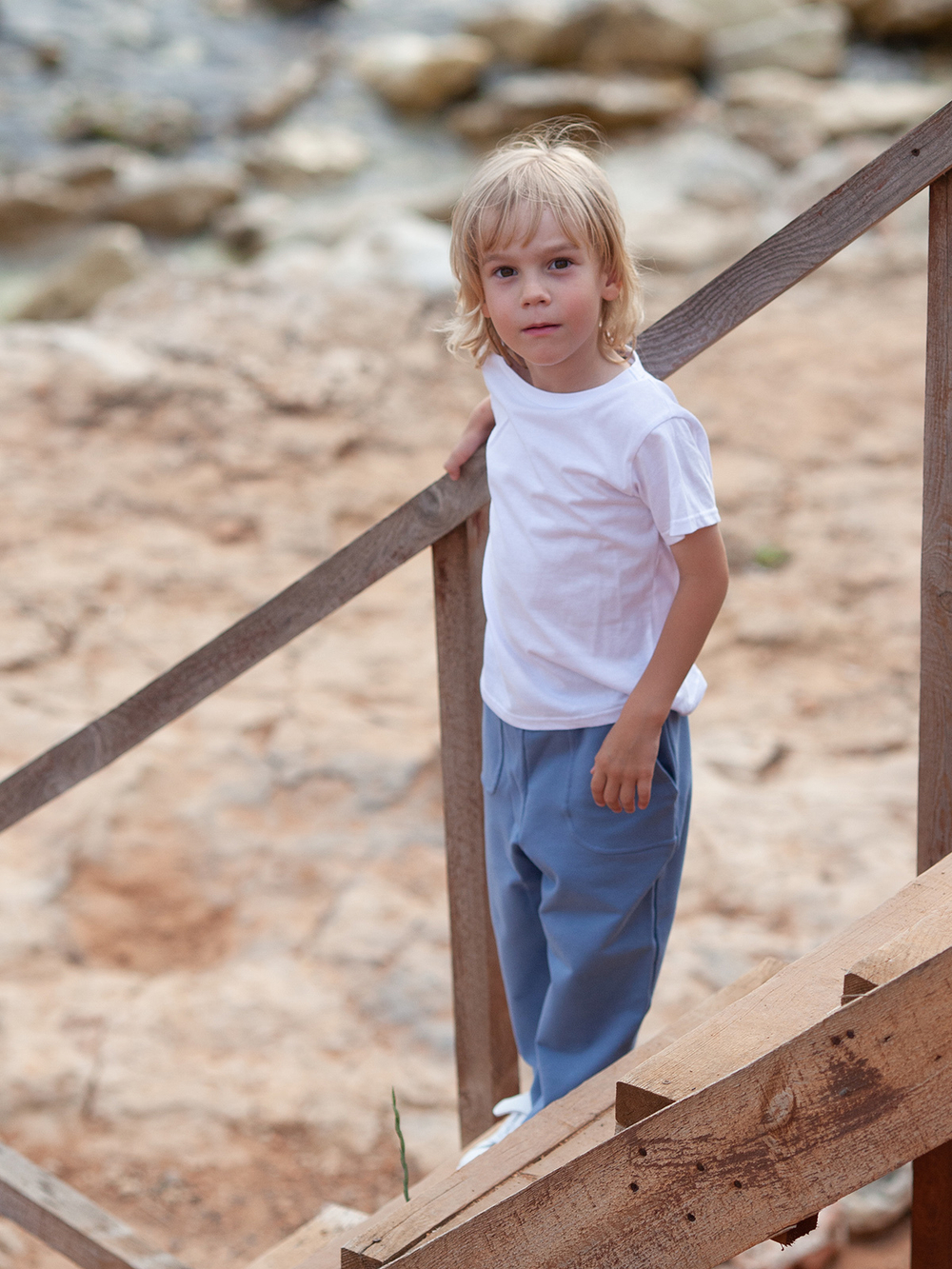 Брюки прямые Mjölk Blue Shadow