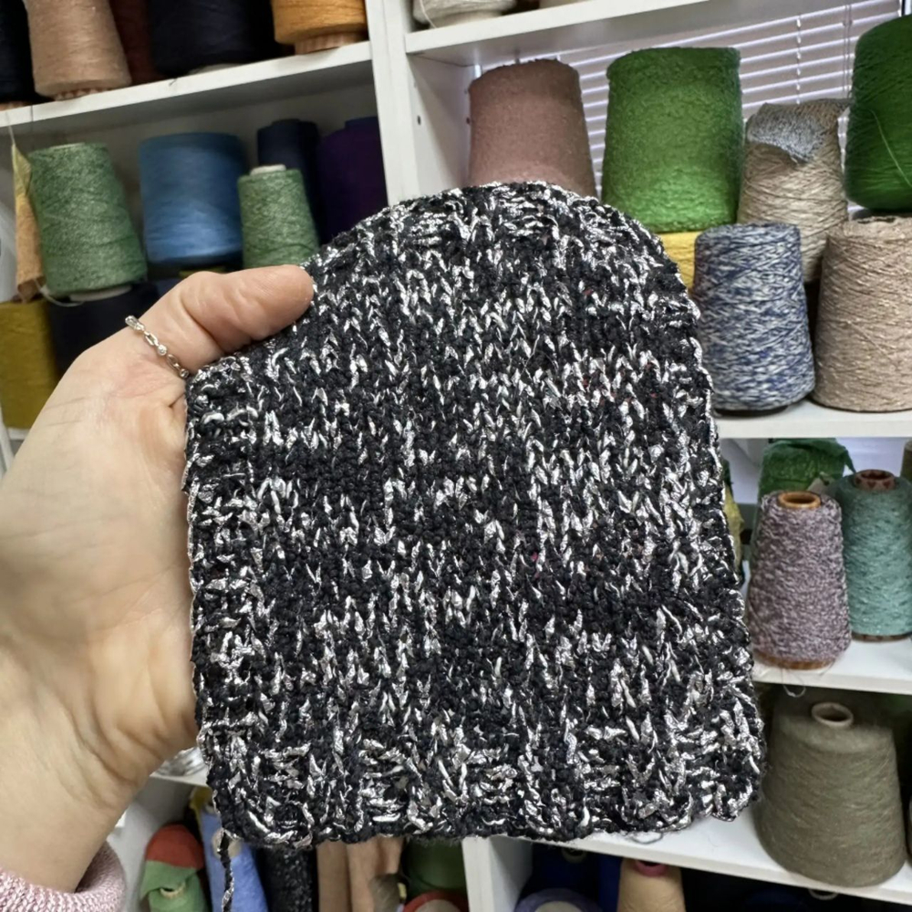 WOOL REFLEX - Luxury Production by Ri.Go.; 87% меринос, 13% фольга; 160м/100гр; col. 6665, цвет: белый, фольга серебро. S507 MP