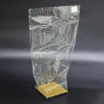 Пакет на жестком дне, рисунок «мошка» (дно 14*14; выс.53см)