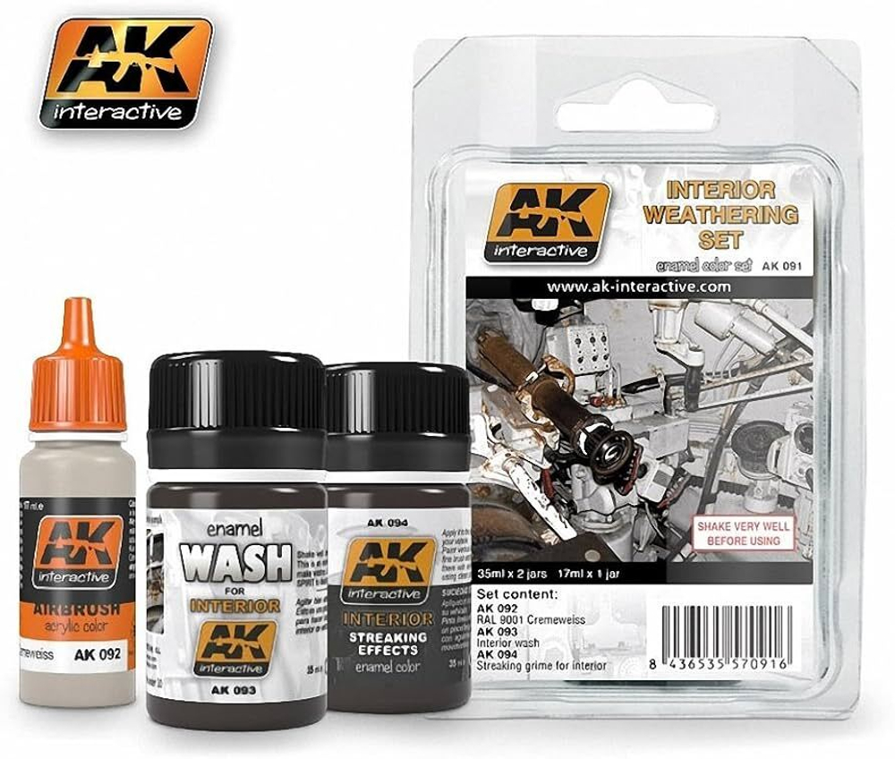 Набор красок AK Interactive Interior Weathering Set