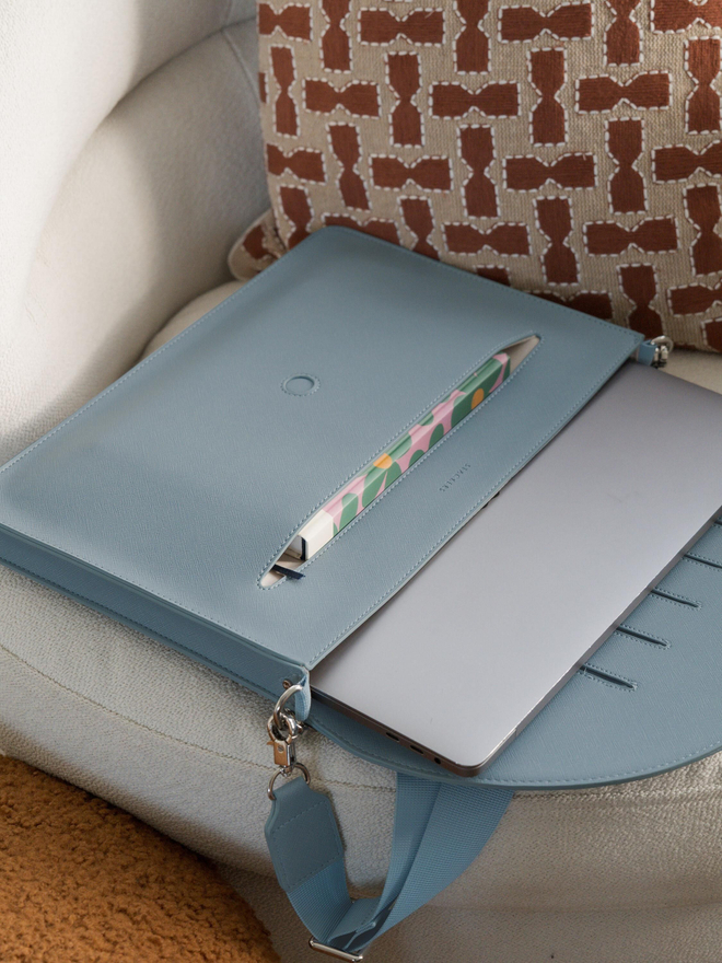 Stackers Сумка для ноутбука 16 дюймов Slim Laptop Bag - Dusky Blue
