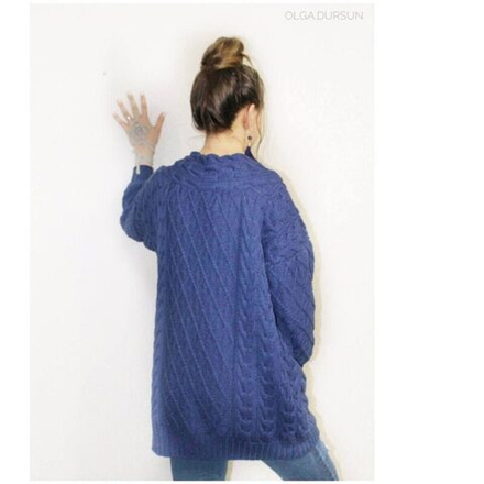 МК Кардиган с косами