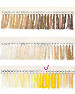 Нитки Dor Tak желтые цв.109