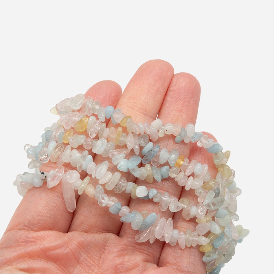 Берилл натуральный, фриформ, 4-10мм