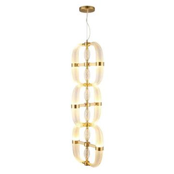 Светильник подвесной 60W 3000K APL.857.06.60 золотой Aleksandra Aployt