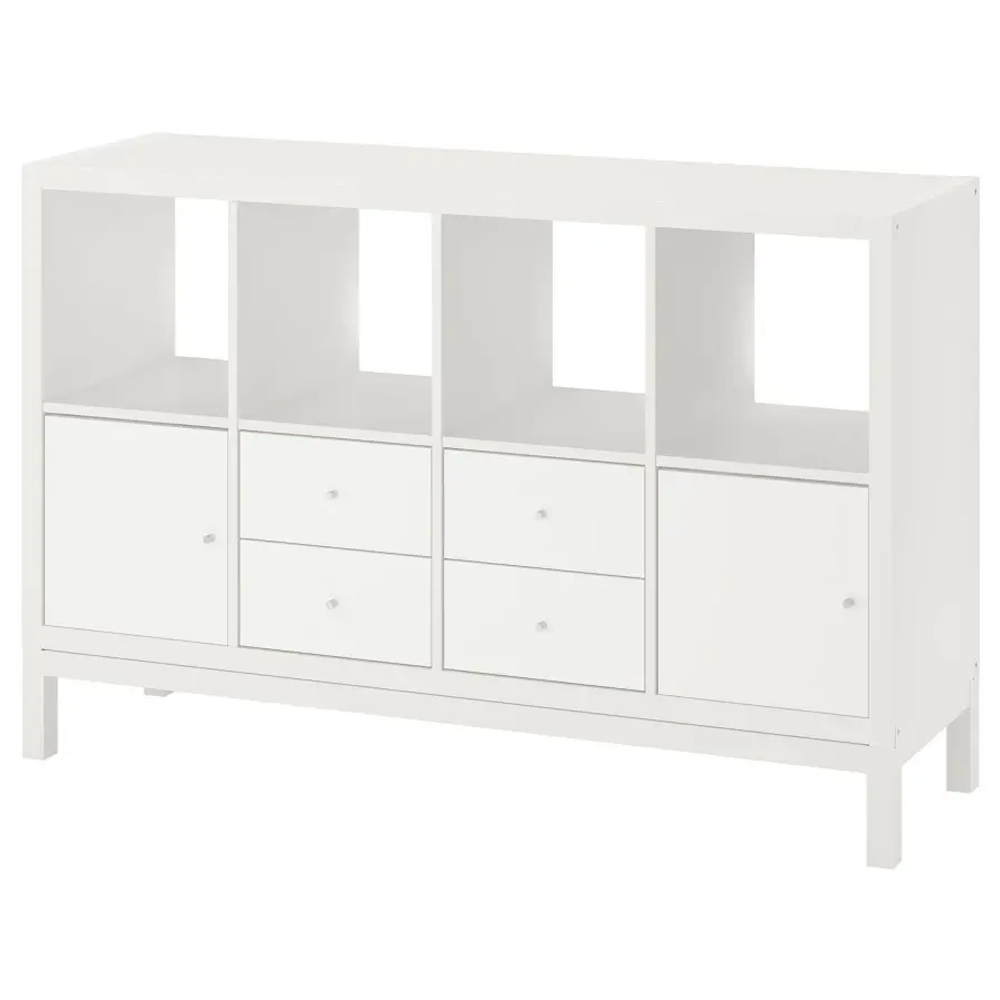 Книжный шкаф - IKEA KALLAX, 147х39х94 см, белый, КАЛЛАКС ИКЕА