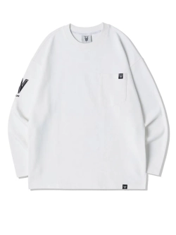 Свитшот с длинным рукавом с карманом и логотипом ladok