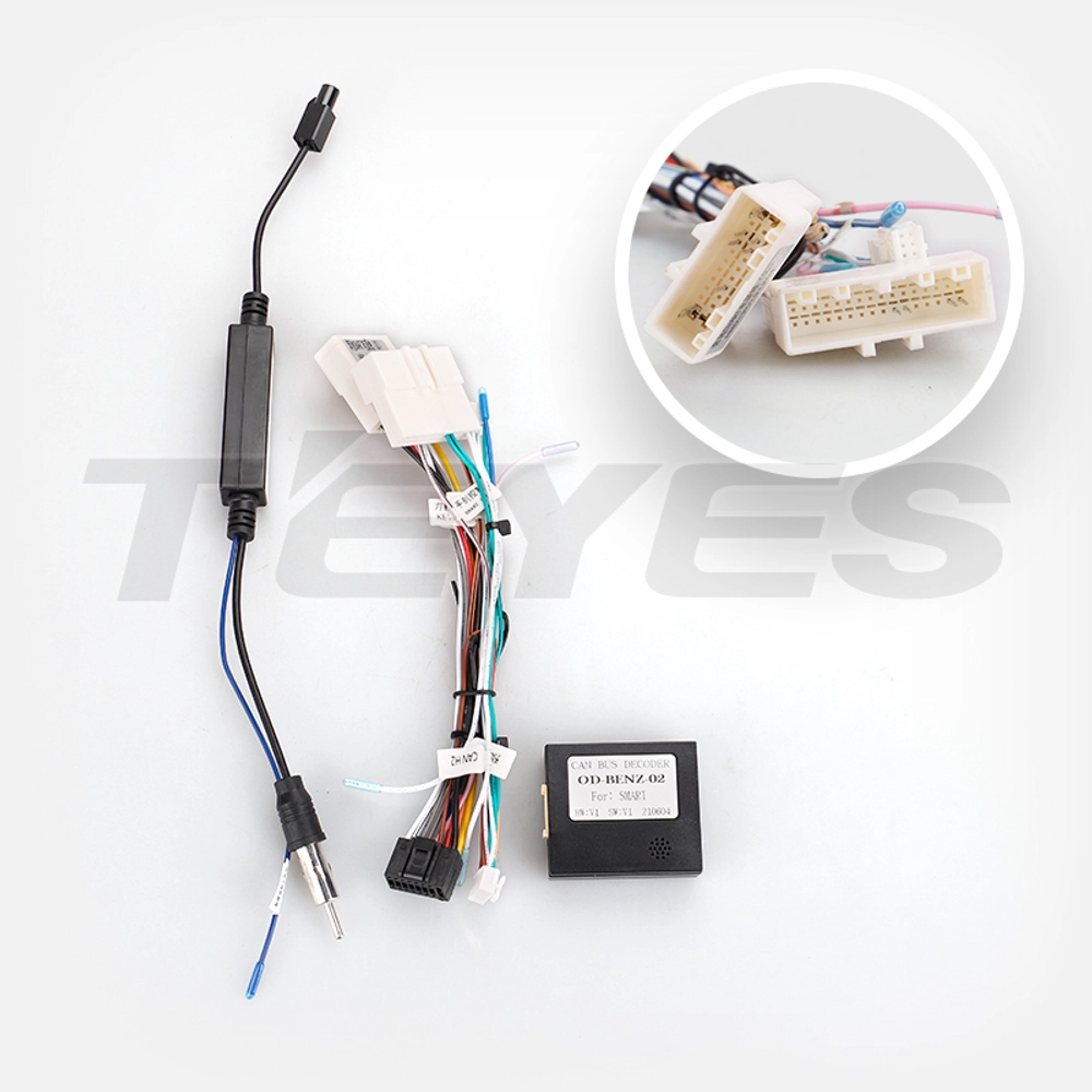 Магнитола для Mercedes-Benz Smart ForTwo/ForFour W453 2014-2023 - Teyes CC3-2K монитор 13", QLED+2K, Android 10, ТОП процессор, 4G SIM-слот, CarPlay