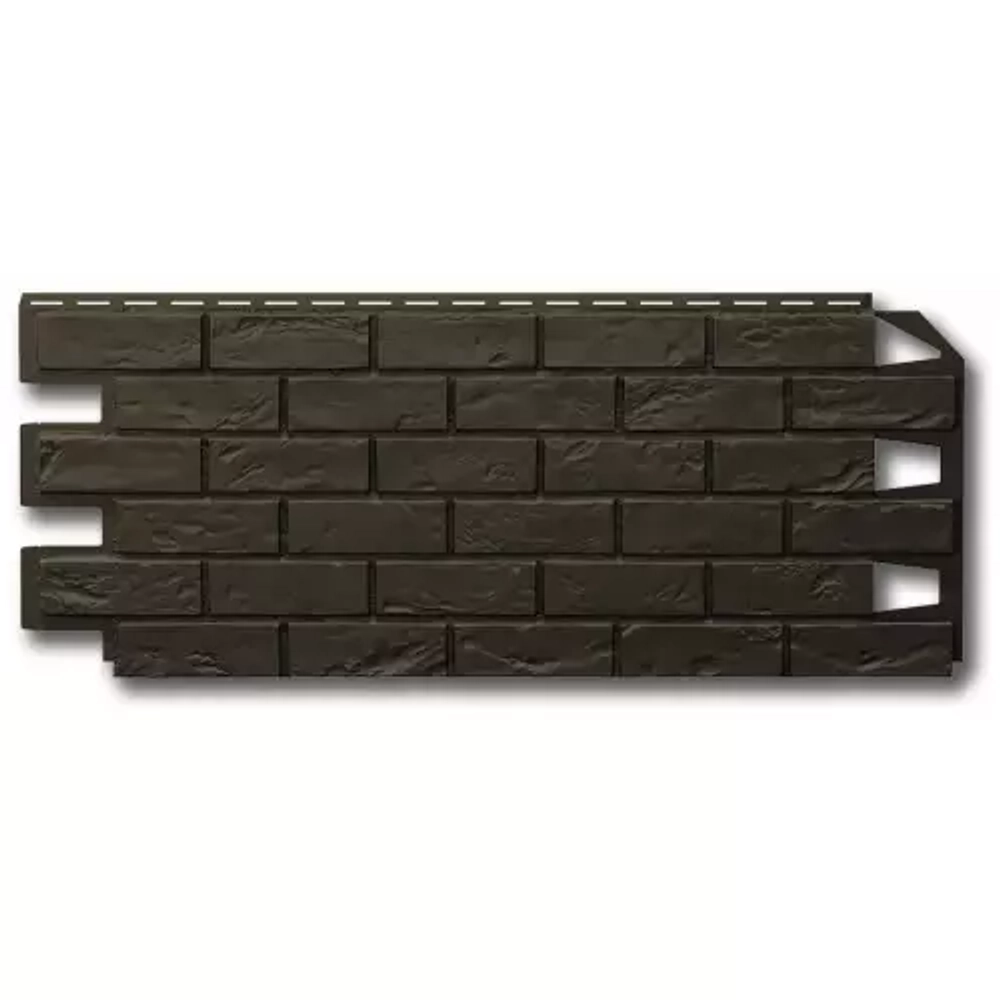 Фасадная панель Вокс Vilo Brick (Кирпич), Dark-Brown без шва