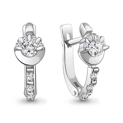 942856 Серьги из Золота с бриллиантами