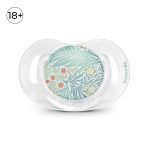 Пустышка физиологическая Suavinex Poetry 18+ мес, голубая