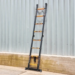 Лестница-стремянка телескопическая алюм. бытовая 1.3+1.3м (4+4 ступ.) ISMA ISMA-UP130-M