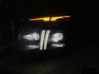 Битая Фара левая Hyundai Santa Fe 4 TM (20-24) LED
