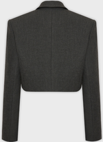 Жакет укороченный графит