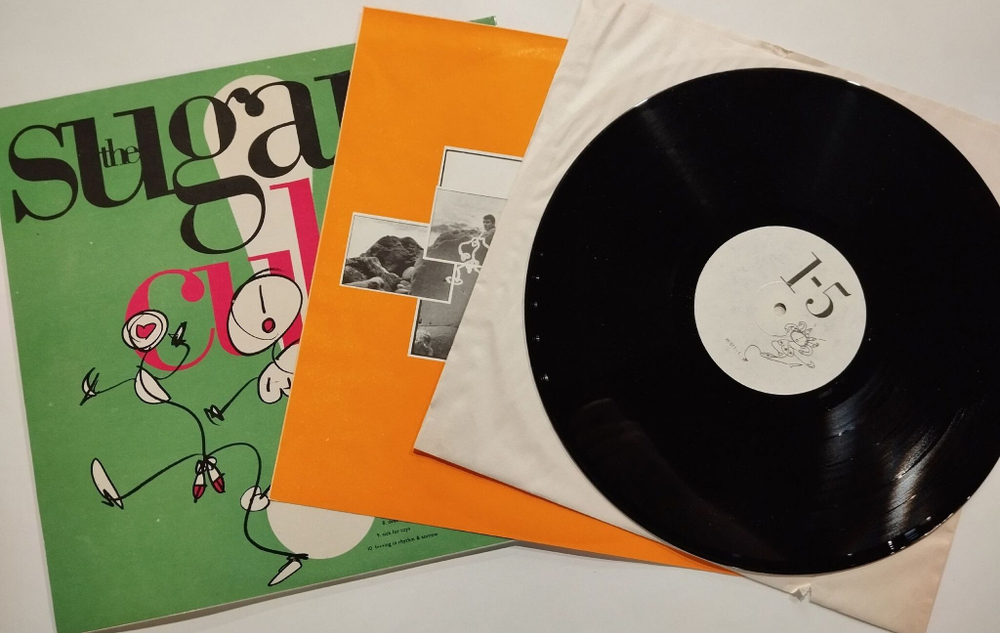 Винтажная виниловая пластинка LP The Sugarcubes Lifes Too Good (Литва 1991)