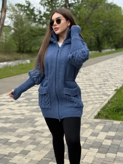 Кардиган куртка анорак вязаный