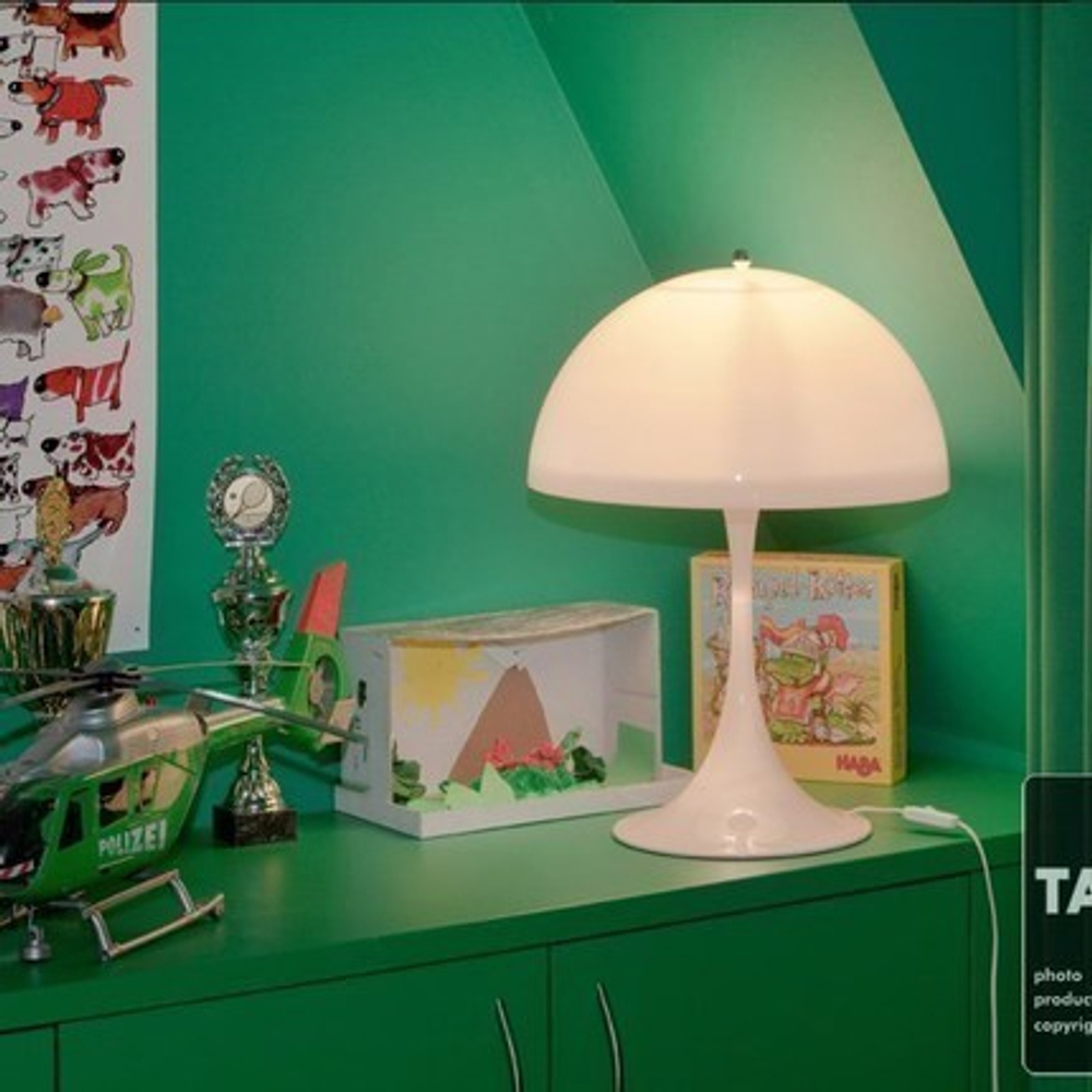 Table design lamp  Panthella by Verpan Panton (Blue)