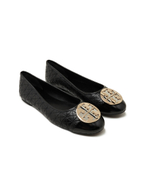 Кожаные балетки claire quilted TORY BURCH - черный(150824)