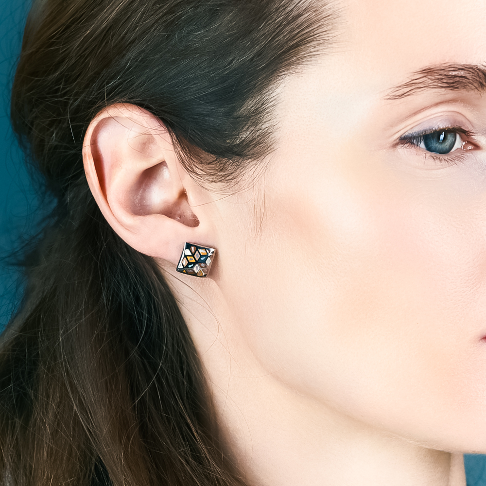 Серьги пусеты Fiore Luna AE13209-4