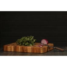 Teakhaus Доска разделочная торцевая Butcher Block 31х31 см