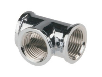 Тройник  ХРОМ.  1" в/в/в  (TIM) 4/32