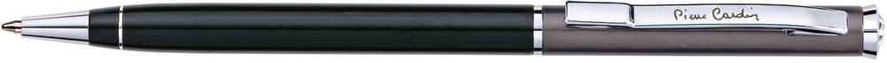 Фото ручка шариковая Pierre Cardin GAMME PC0894BP черного цвета с бронзовым колпачком в подарочной  коробке с гарантией
