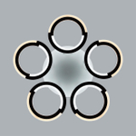 8027/55CL LEDIO LN25 247 белый/белый, металл/акрил Потолочный светильник с ПДУ LED 55W 3000-6000К 220V KALIFA