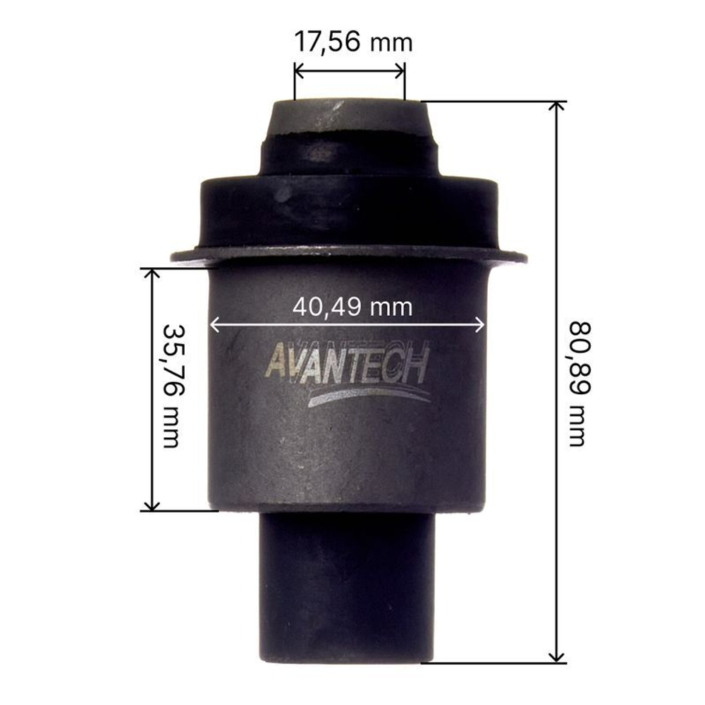 Сайлентблок переднего подрамника, задний Avantech ASB0264