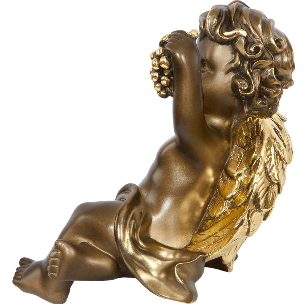 Статуэтка Ангел с виноградом Бронза