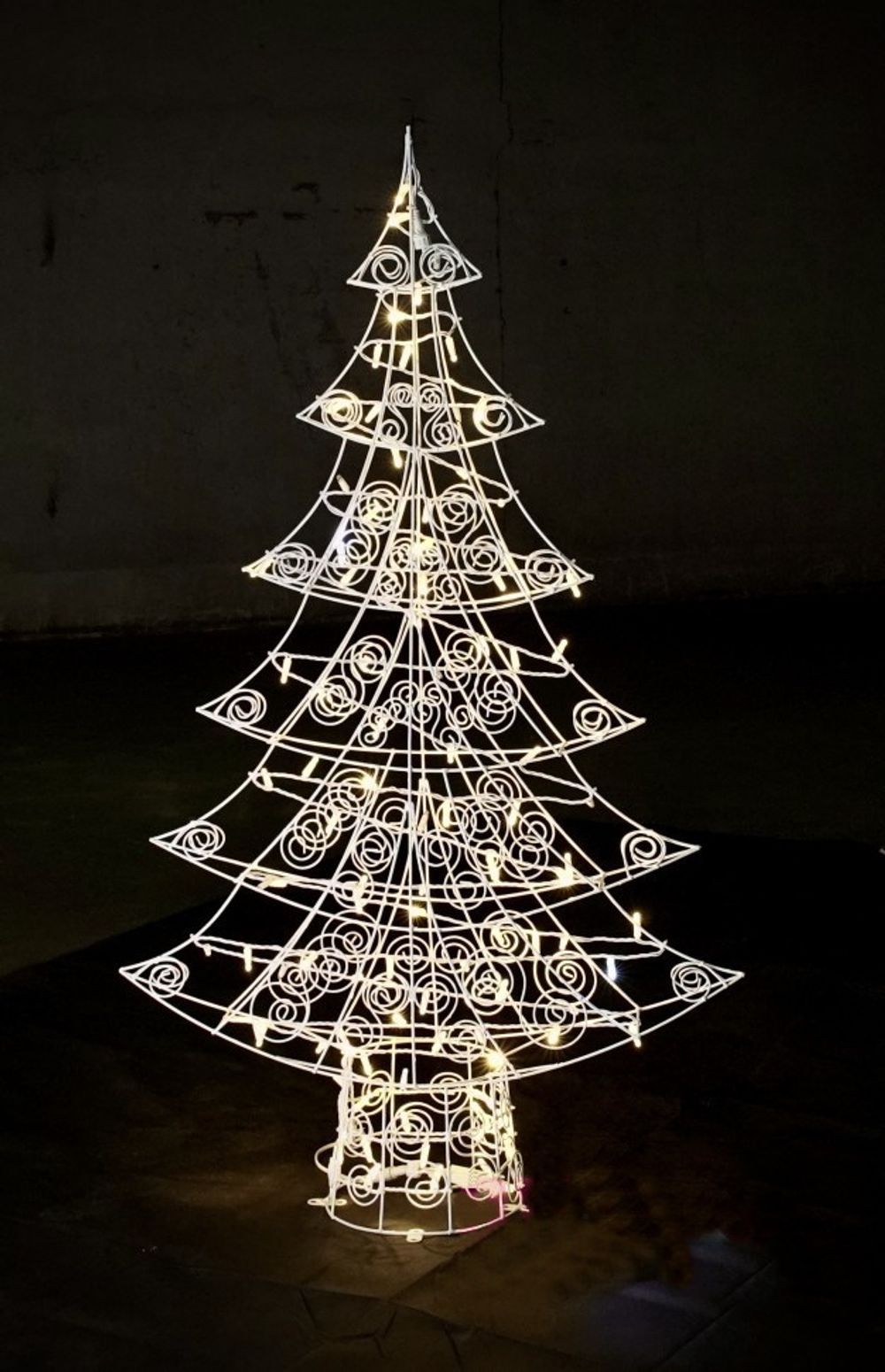 Световая фигура «Елочка» ажурный каркас
