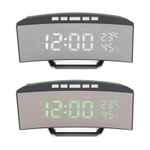 Часы зеркальные LED MIRROR NA-7816 белое свечение