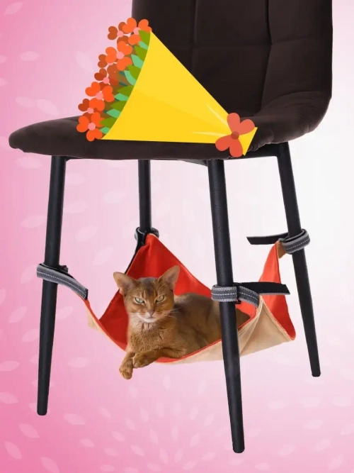 Подвесной гамак для кошек дом для кошки