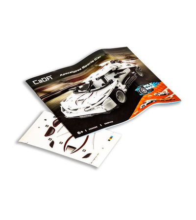 Конструктор CADA спортивный автомобиль Apocalypse, инерционный (368 деталей)