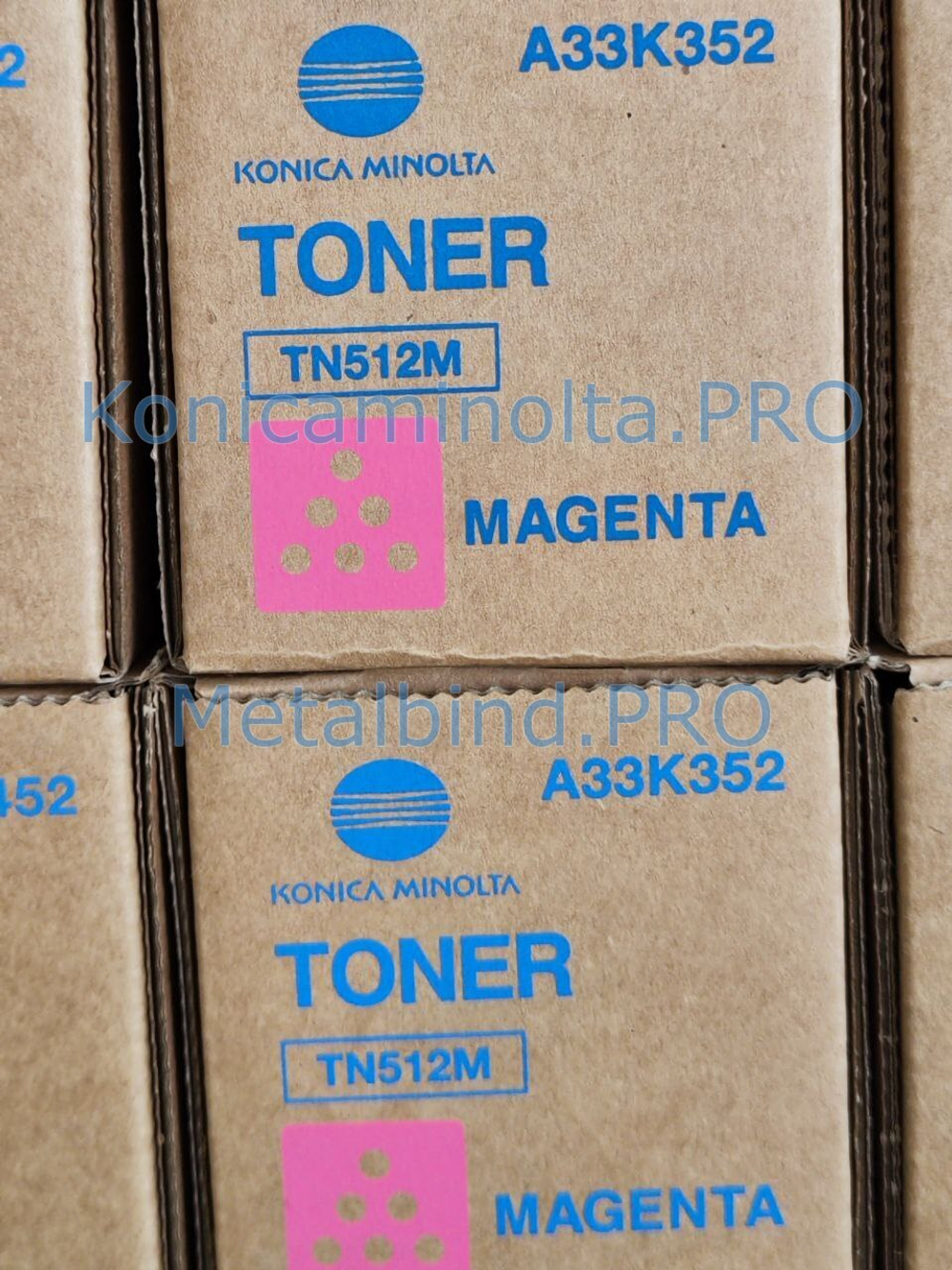 Тонер TN-512M Konica Minolta оригинальный пурпурный A33K352