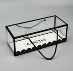 Коробочка для рулета и сладостей c ручками Счастье, 27×11×9.5 см